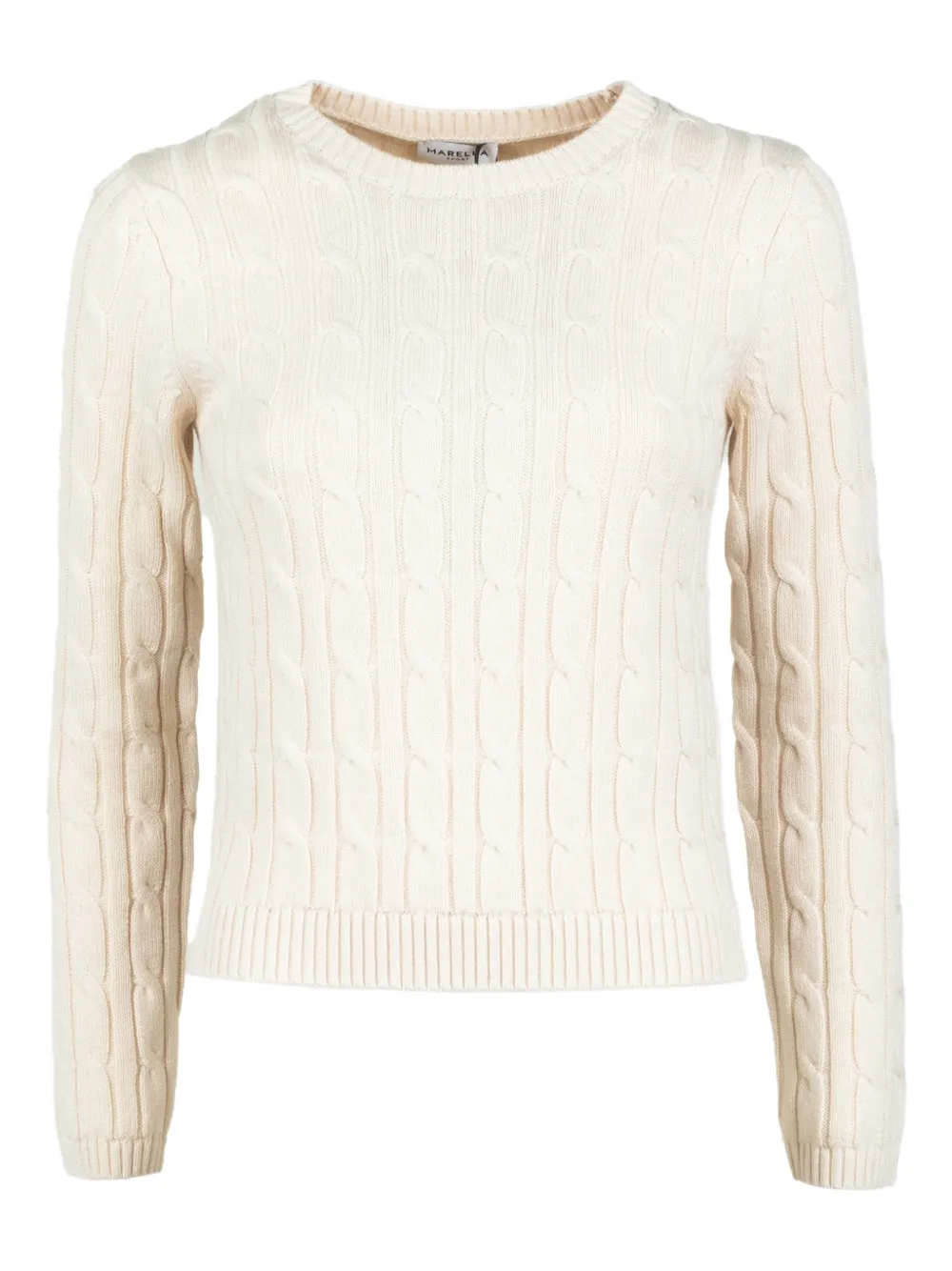 Marella cable-knit sweater - Toni neutri
