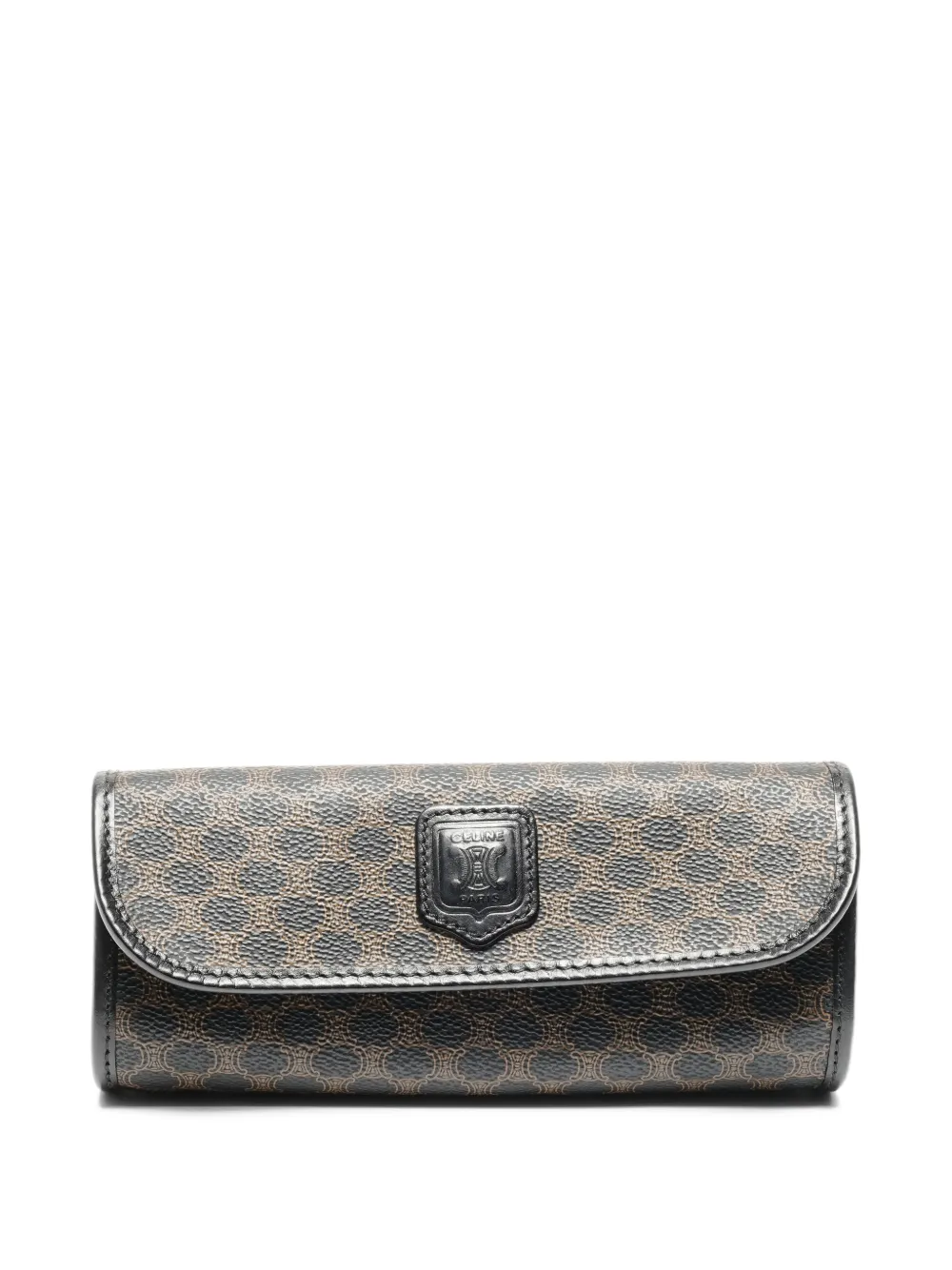 Celine Pre-Owned 2000s macadam-pattern wallet | Black | Image 1