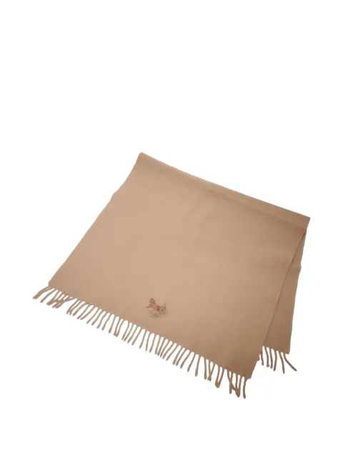 Celine Pre-Owned logo-embroidered scarf