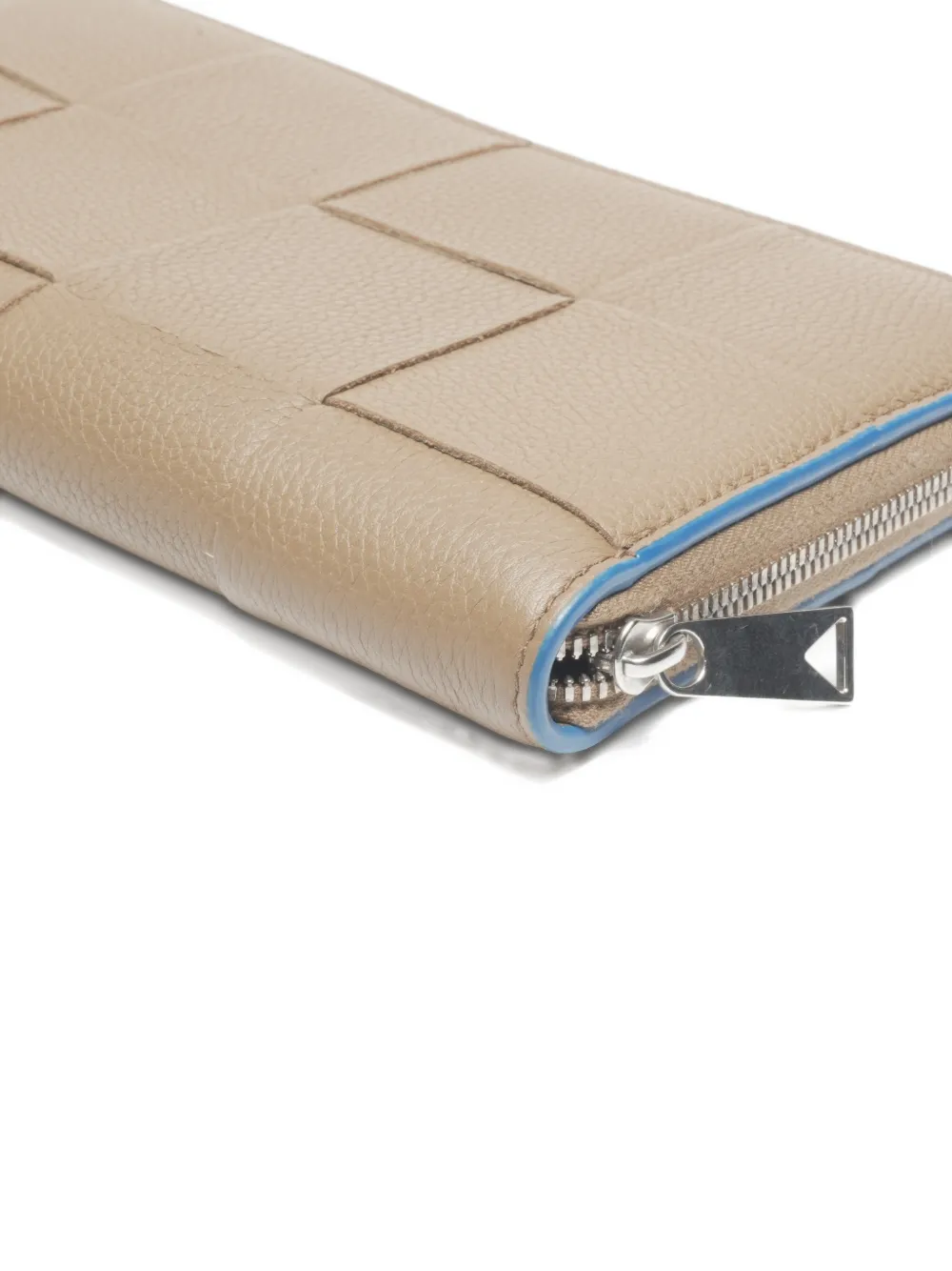 BOTTEGA VENETA Pre-owned 2015-2025s Intrecciato-leather Wallet In Neutral