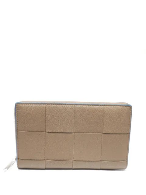 Bottega Veneta Pre-Owned 2015-2025s intrecciato-leather wallet