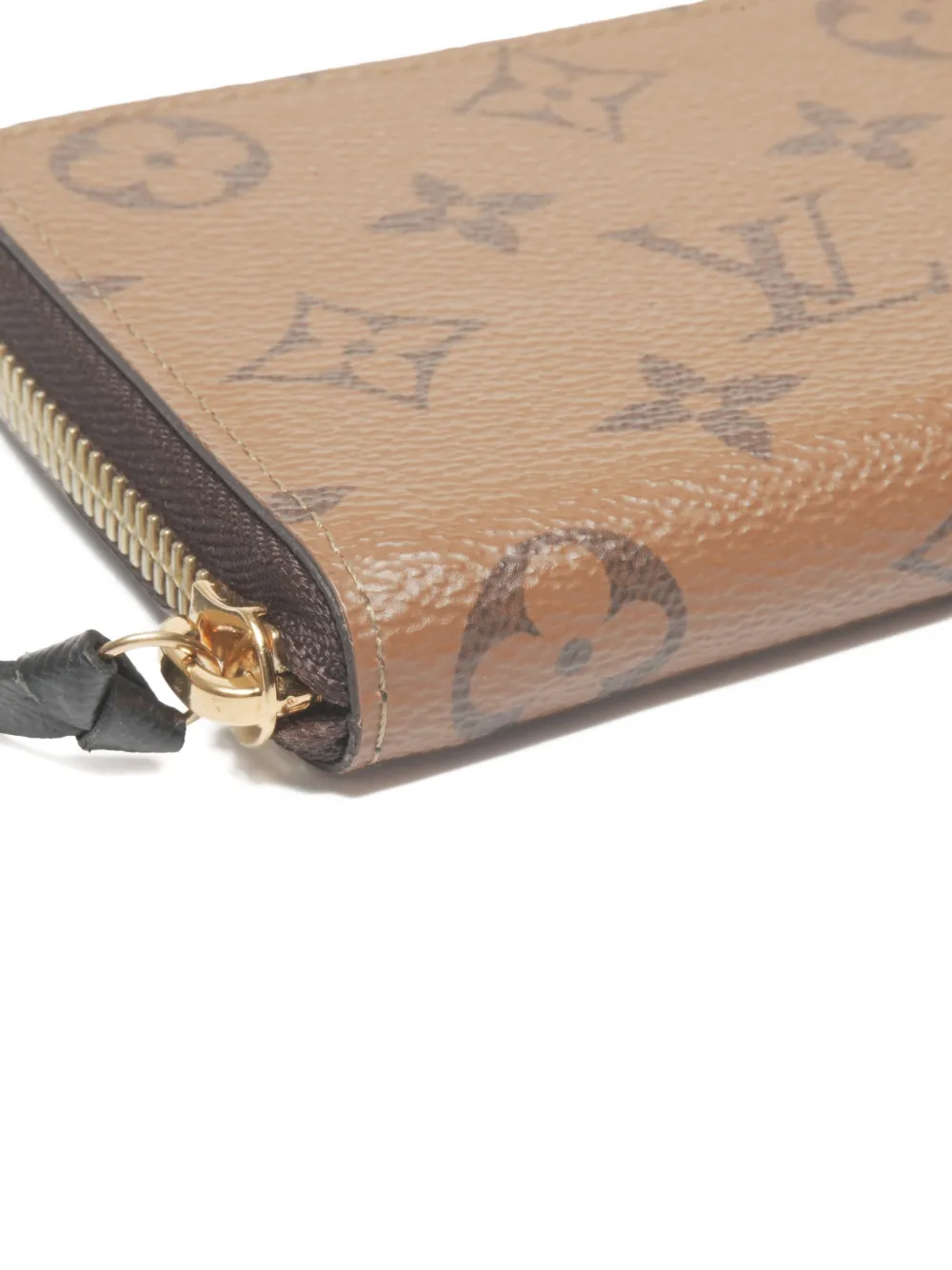 LOUIS VUITTON Pre-owned 2021-2025 Clemence Monogram-canvas Wallet In Neutral