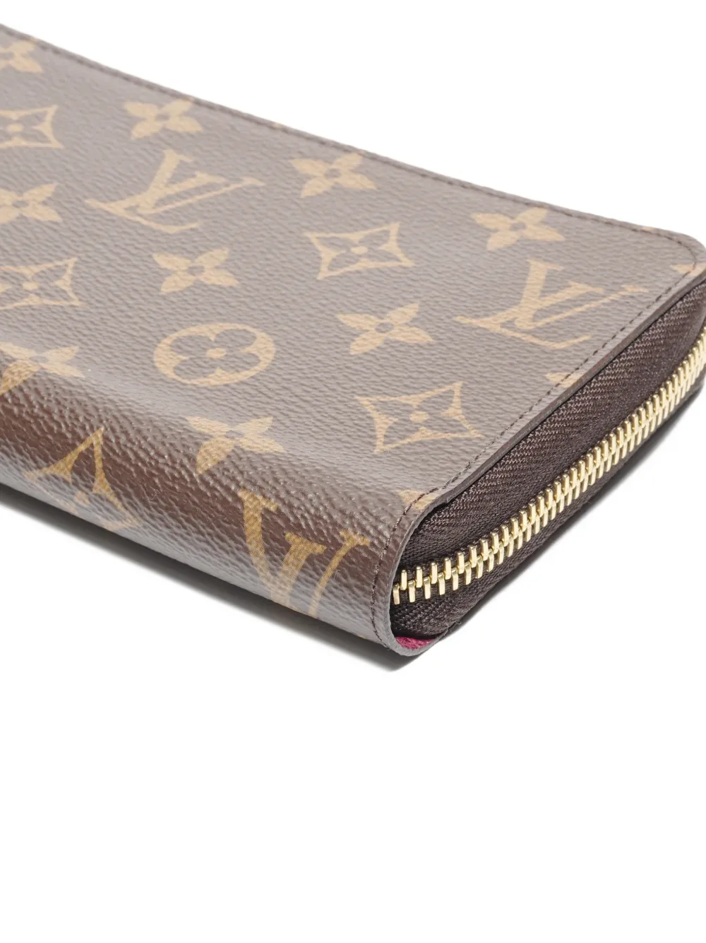 Pre-owned Louis Vuitton 2021-2025 Monogram-canvas Wallet In Brown