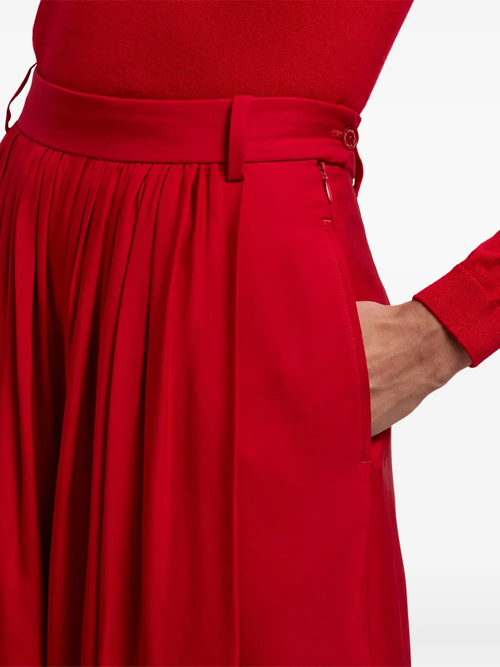 Vannesa Pleated Palazzo Trousers