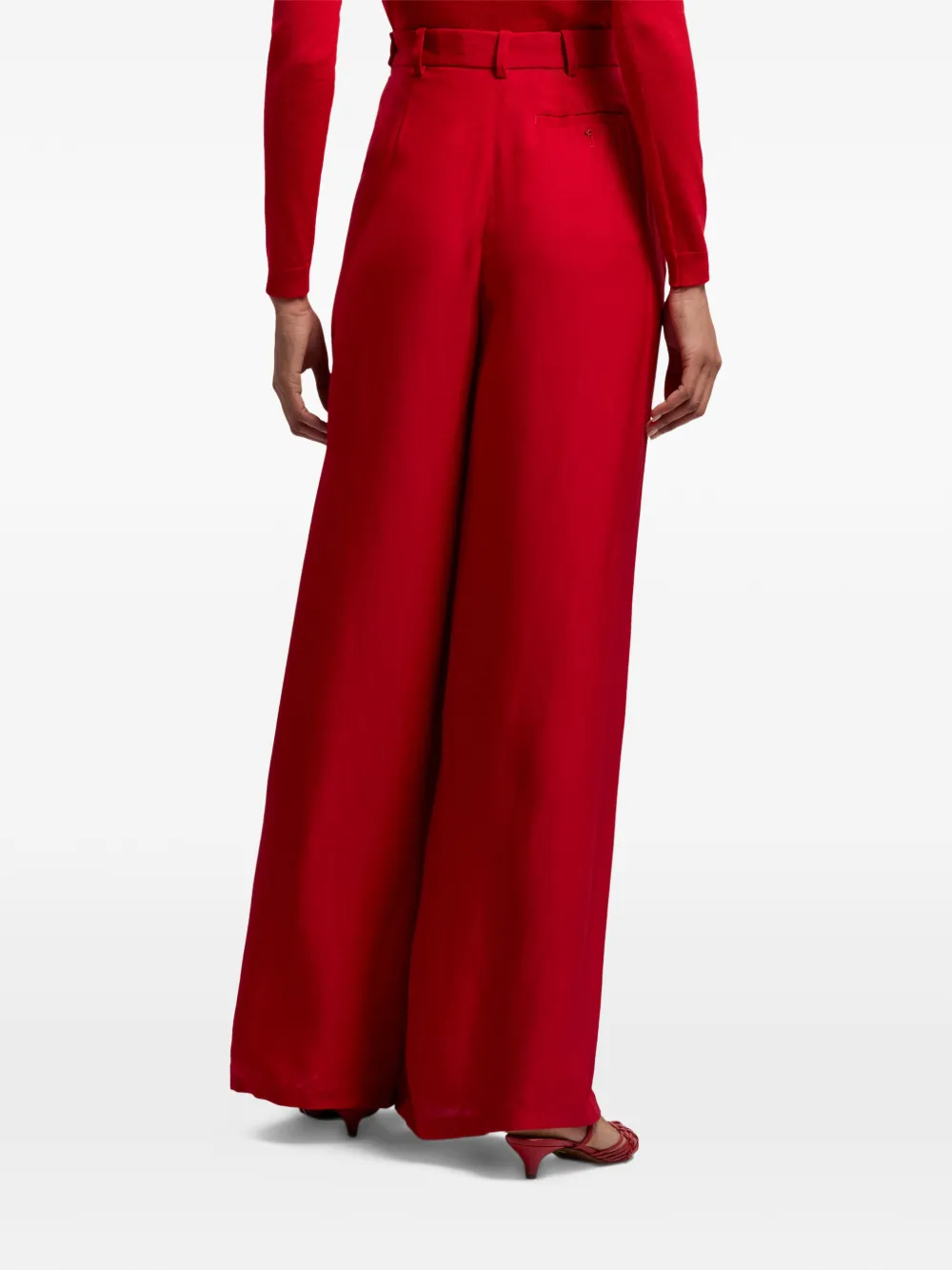 Vannesa Pleated Palazzo Trousers