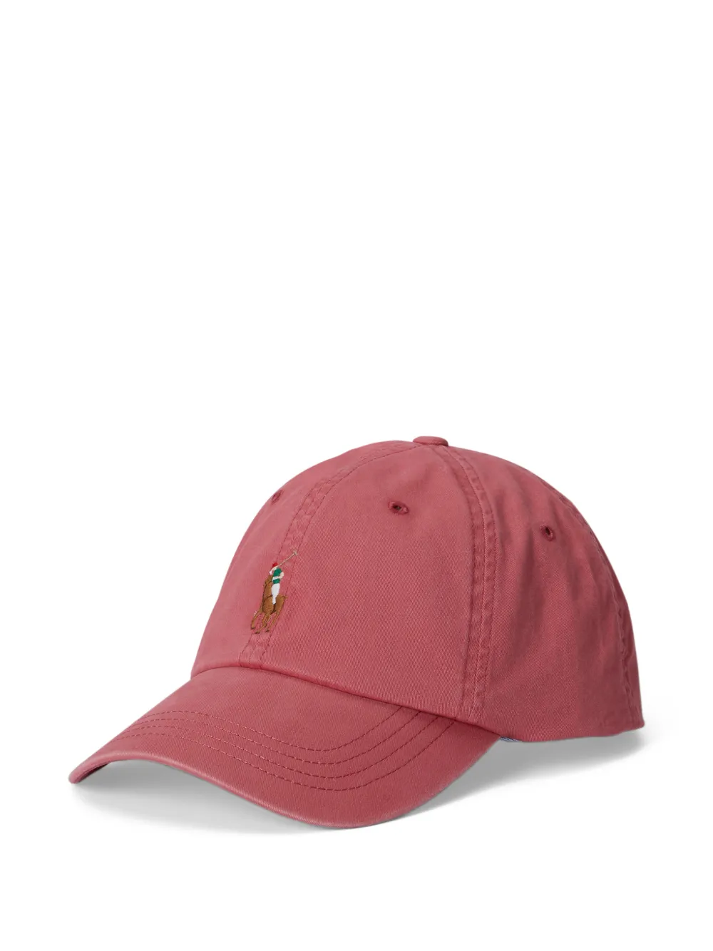 Polo Ralph Lauren embroidered twill cap - Rosso