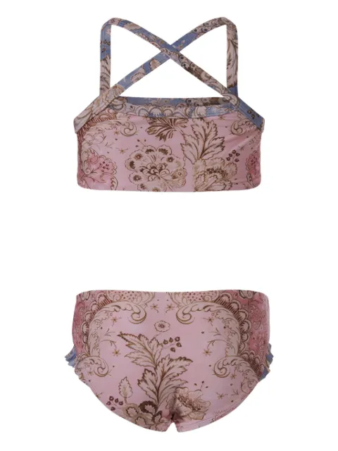 ZIMMERMANN Kids bikini con espalda cruzada