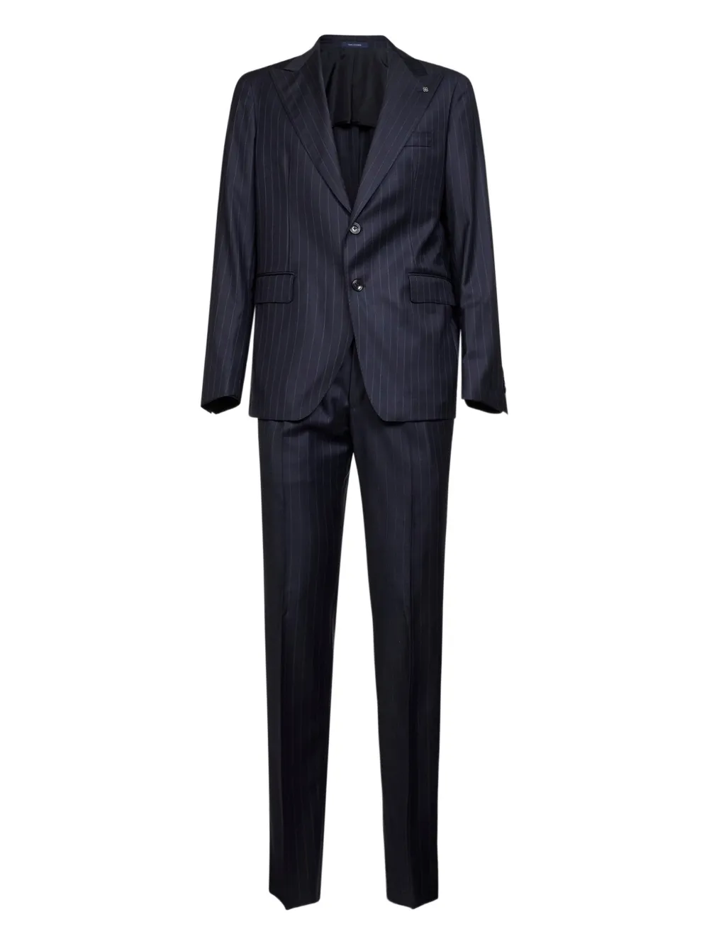 Tagliatore pinstriped single-breasted suit | Blue | Image 1