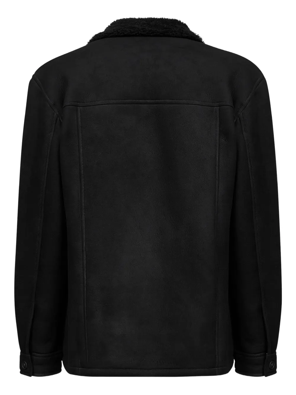 Tagliatore shearling-collar coat | Leather Jackets | Image 2