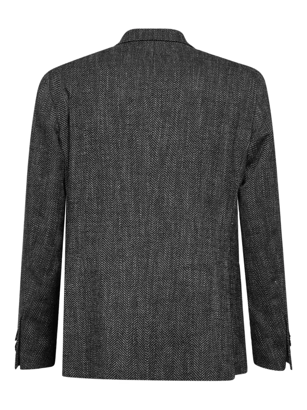 Tagliatore Jack met chevron streep en puntige revers Bruin