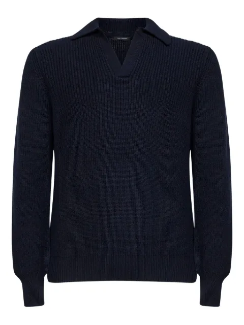 Tagliatore ribbed long-sleeve pullover