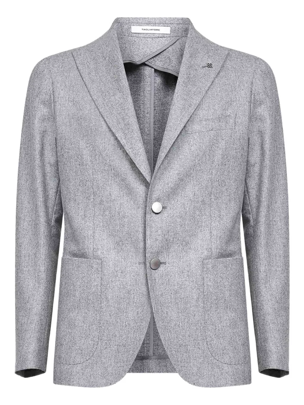 Tagliatore Peak Lapel Two-button Jacket - Grigio