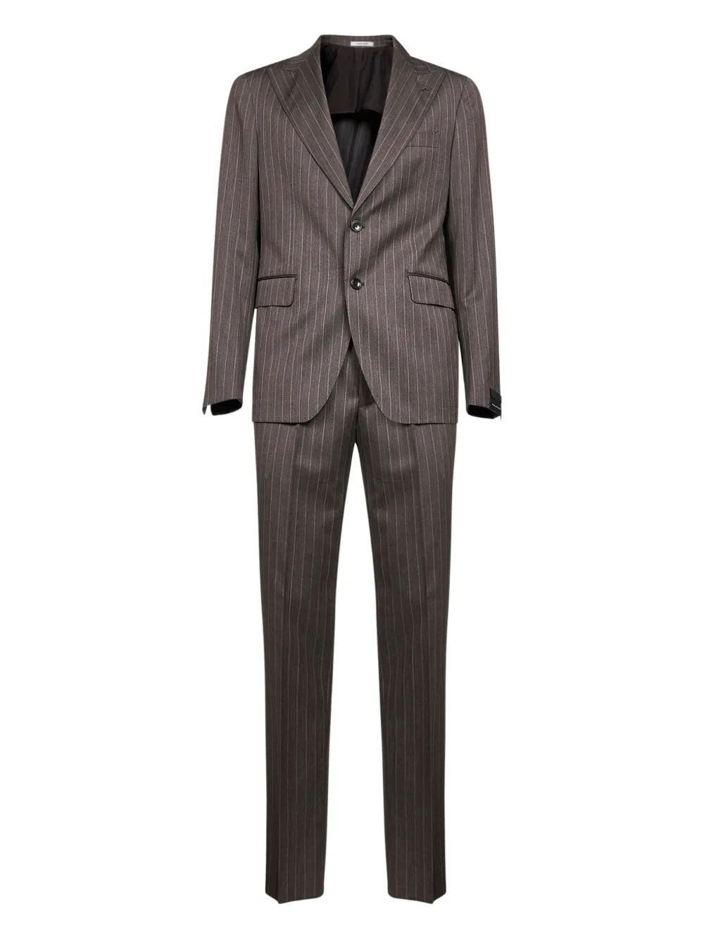 Tagliatore pinstripe two-button suit - Marrone