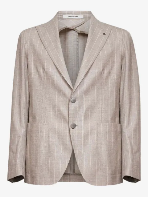 Tagliatore blazer con rayas diplomáticas estampadas