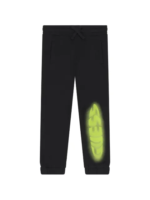 guess kids pantalon à motif graphique
