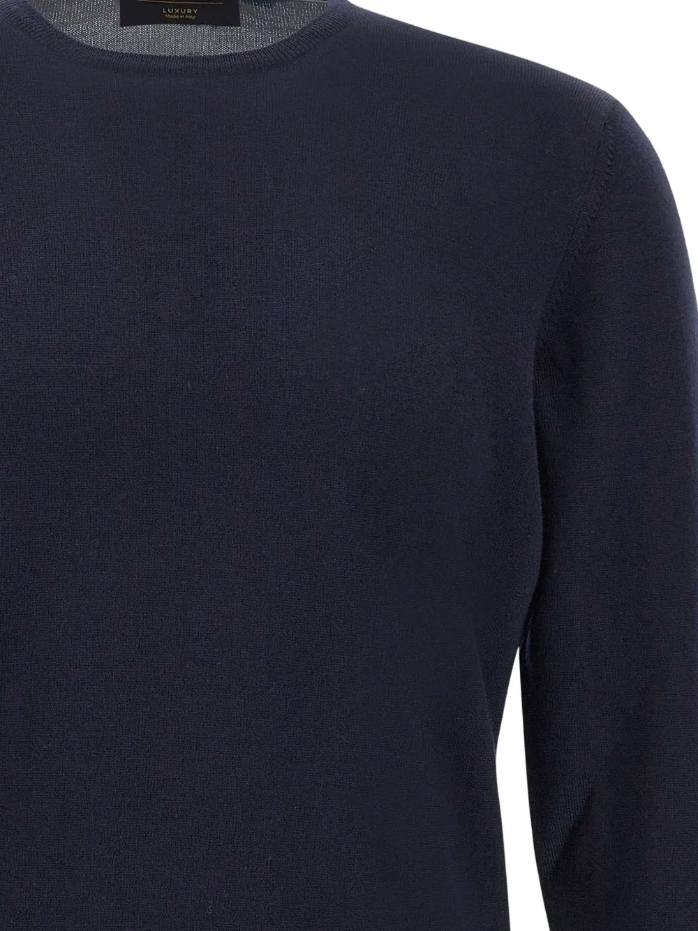 Gran Sasso Trui met ronde hals Blauw