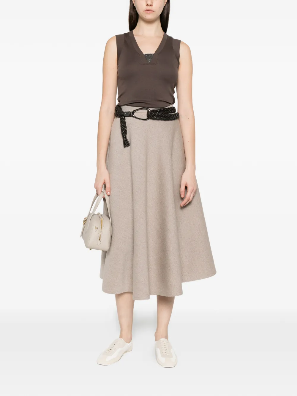 Brunello Cucinelli V-neck Vest In Multi