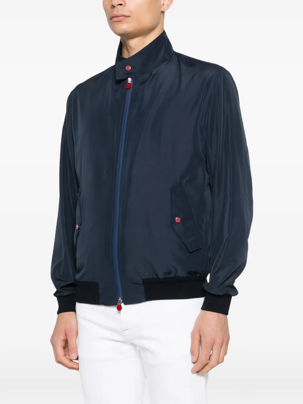  Kiton Blue Jacket 