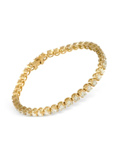 LB Exclusive 18K yellow gold diamond tennis bracelet