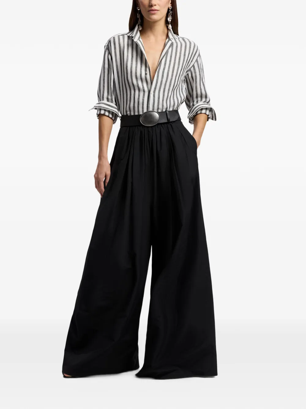Capri Striped Linen Shirt