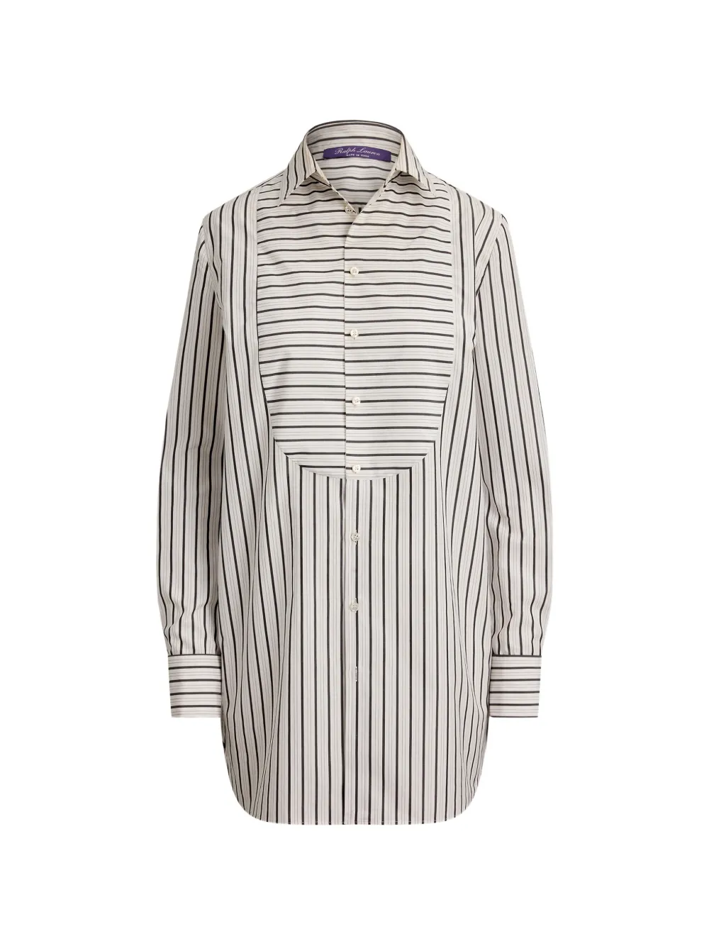 Ralph Lauren Collection Tamara striped cotton shirt - White