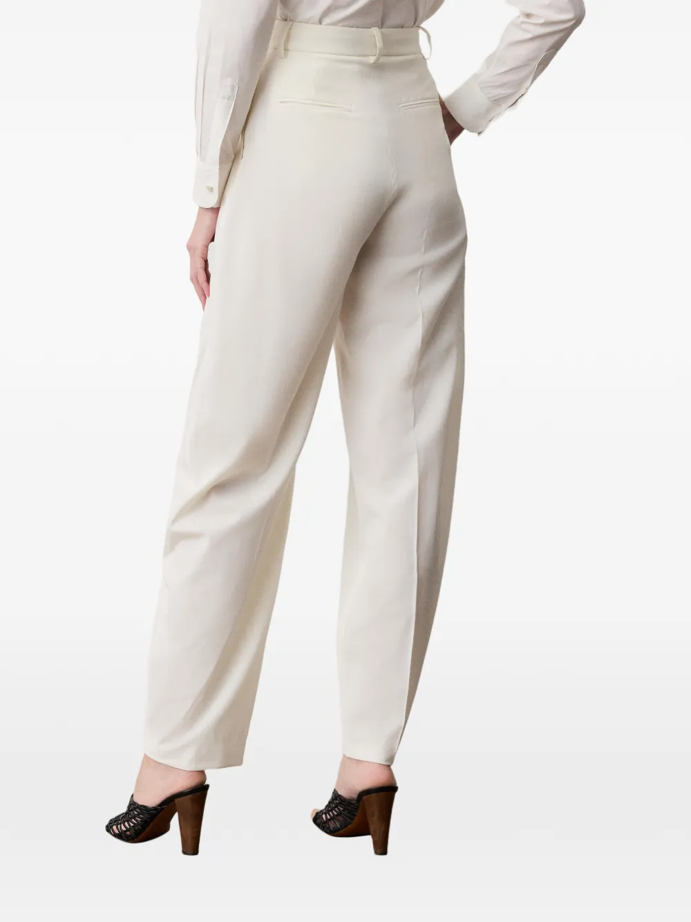 Ralph Lauren Collection Harlo geplooide broek Beige