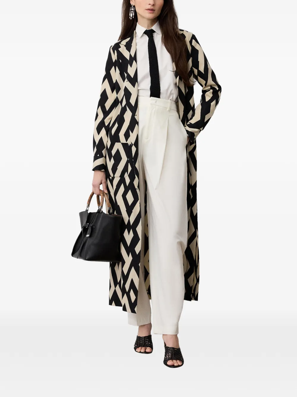 Ralph Lauren Collection Harlo geplooide broek Beige