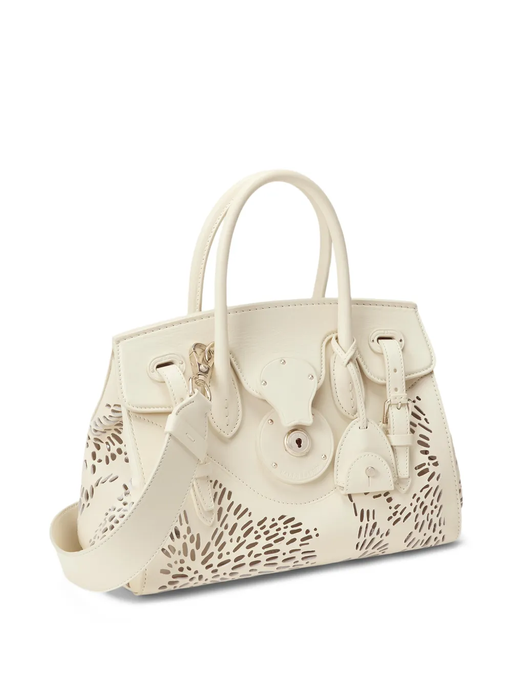 Ralph Lauren Collection Soft Ricky 27 uitgesneden shopper Wit