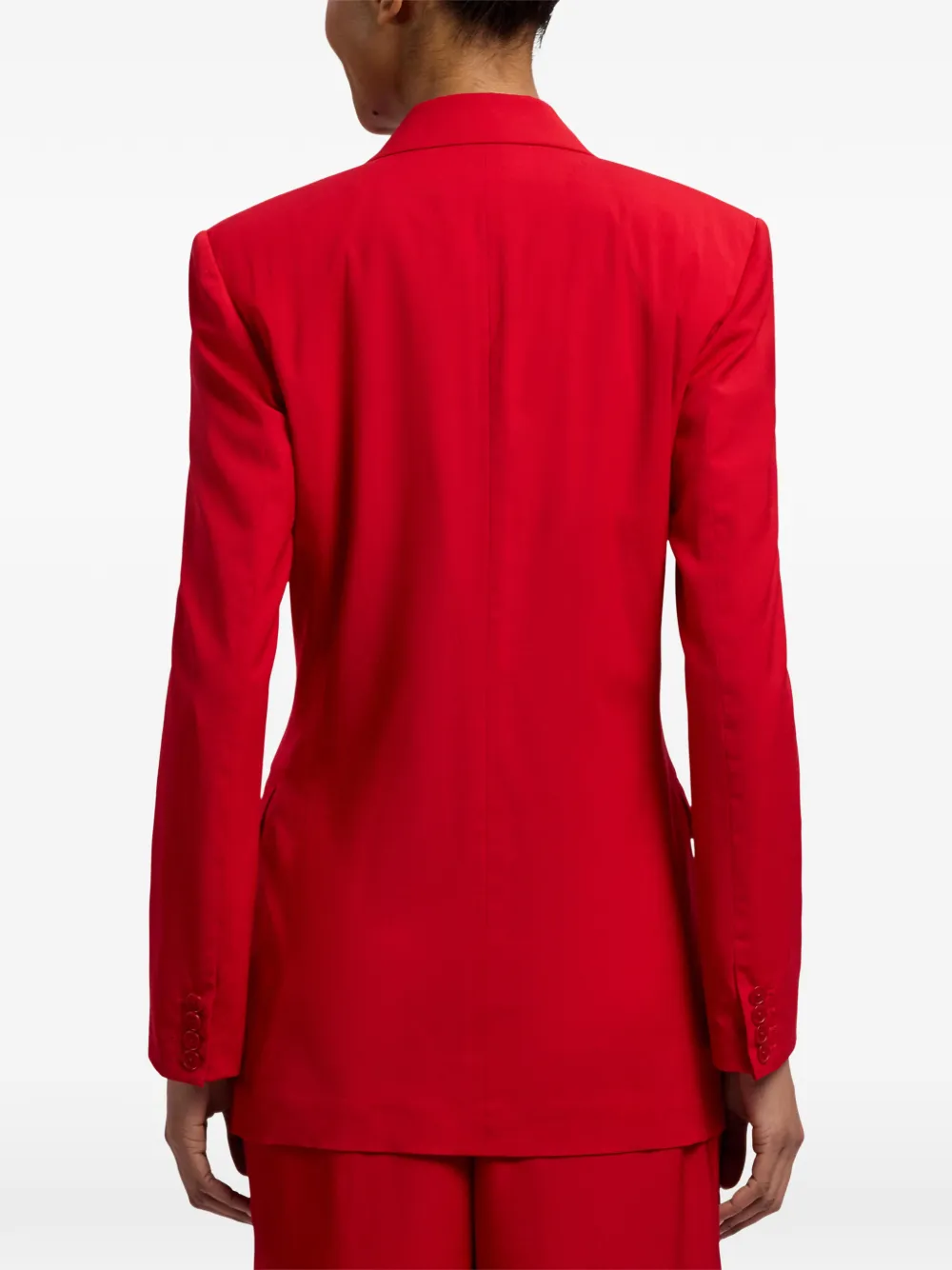 Ralph Lauren Collection Ramona blazer met dubbele rij knopen Rood