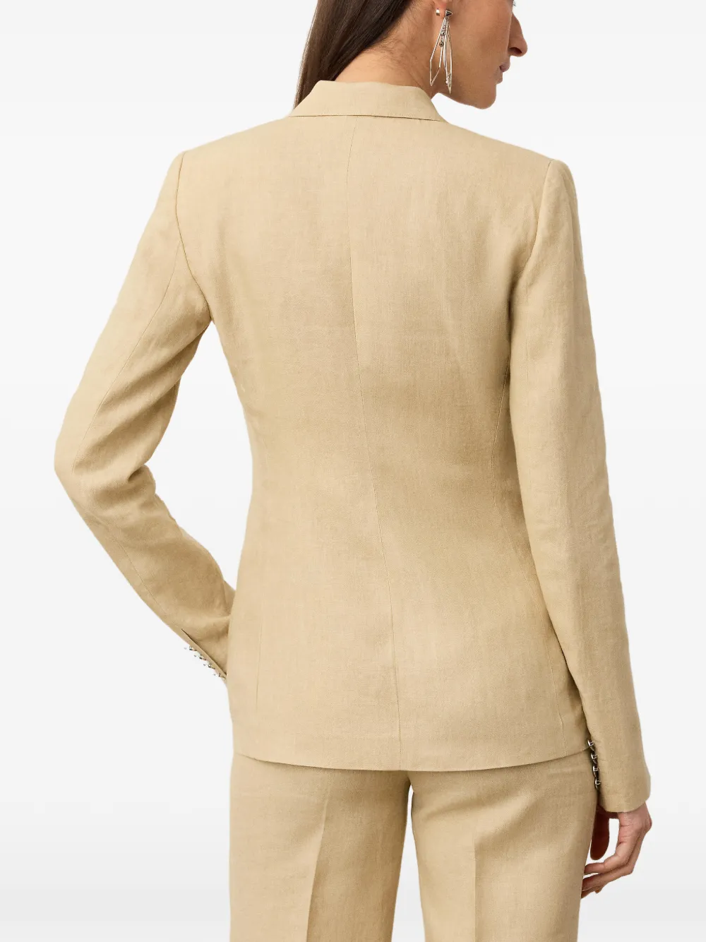 Parker Button Flapped Linen Jacket
