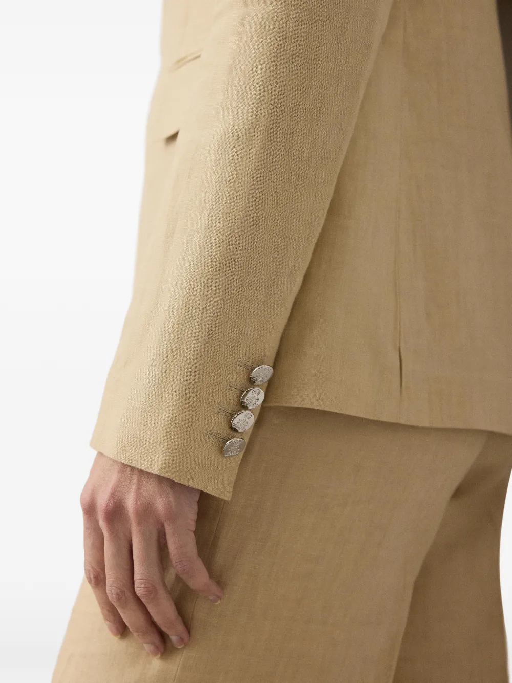 Parker Button Flapped Linen Jacket
