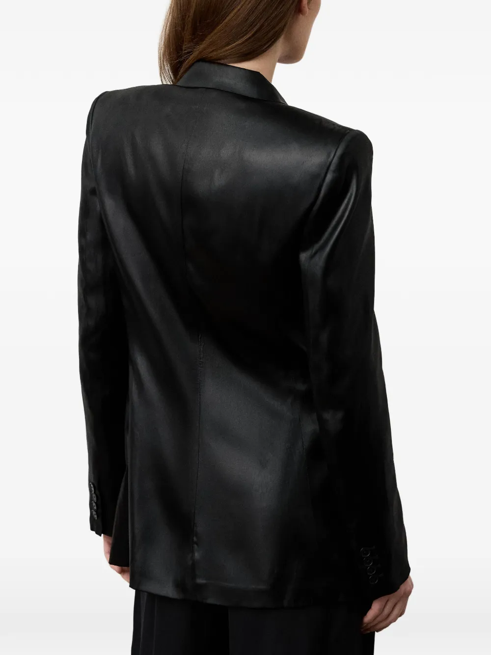 Ralph Lauren Collection Ramona jack met dubbele rij knopen Zwart