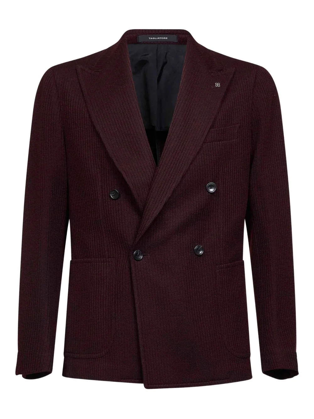 Tagliatore double-breasted peak-lapel blazer | Red | Image 1