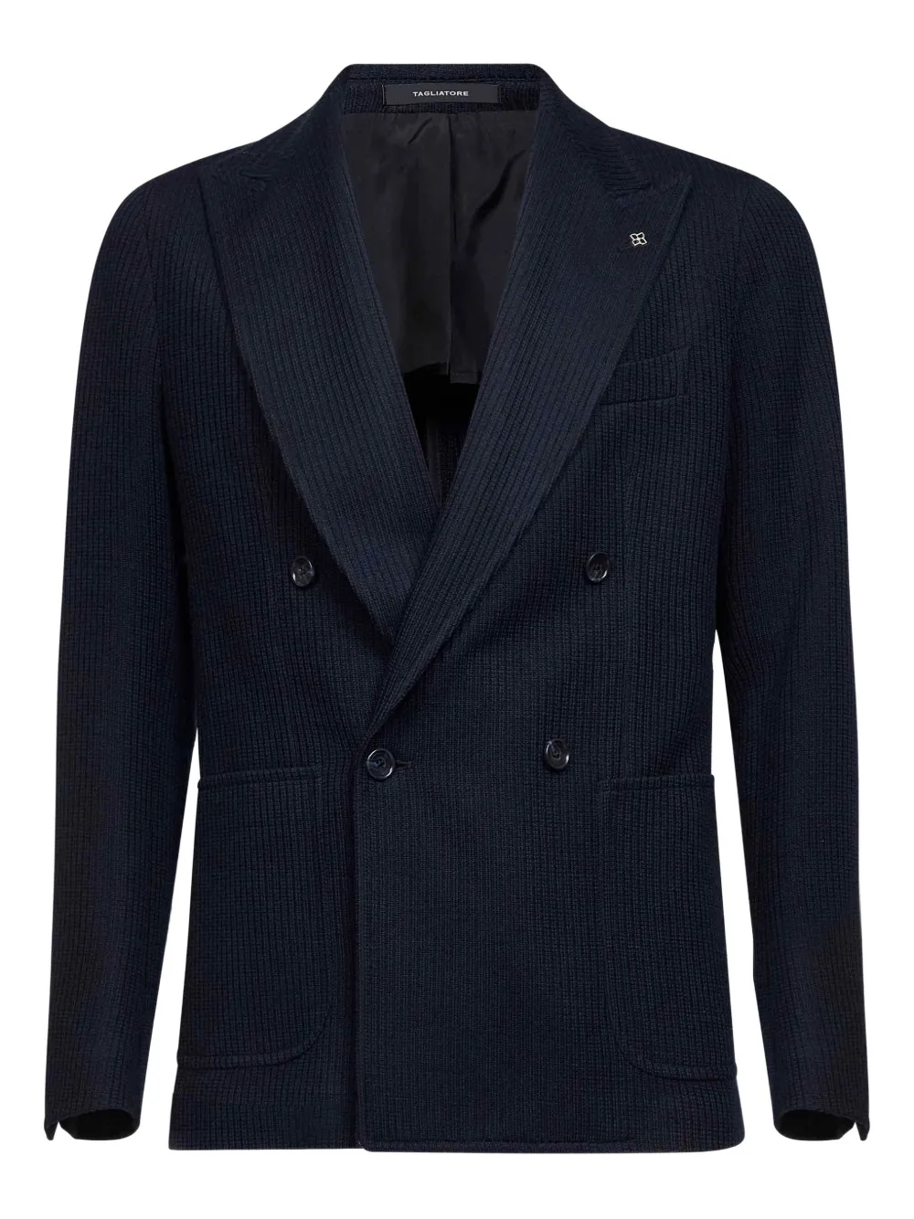 Tagliatore double-breasted peak-lapel blazer - Blu