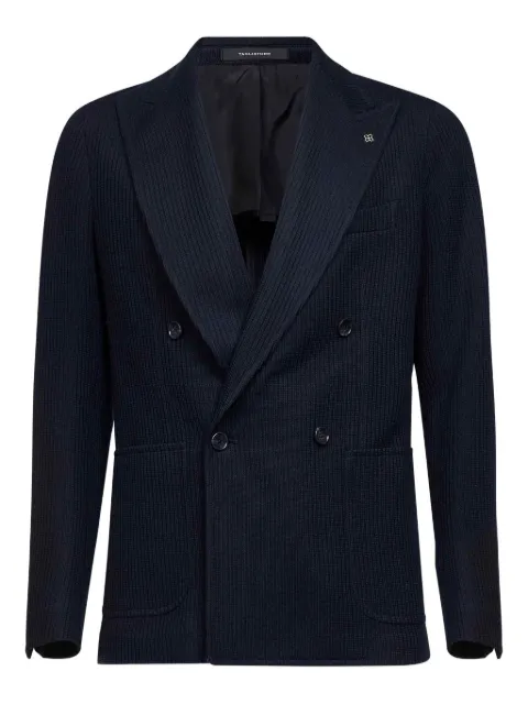 Tagliatore double-breasted peak-lapel blazer