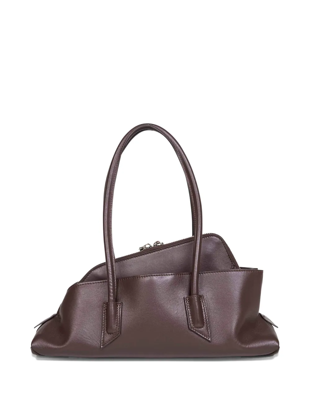 The Attico small La Passeggiata tote bag - Bruin
