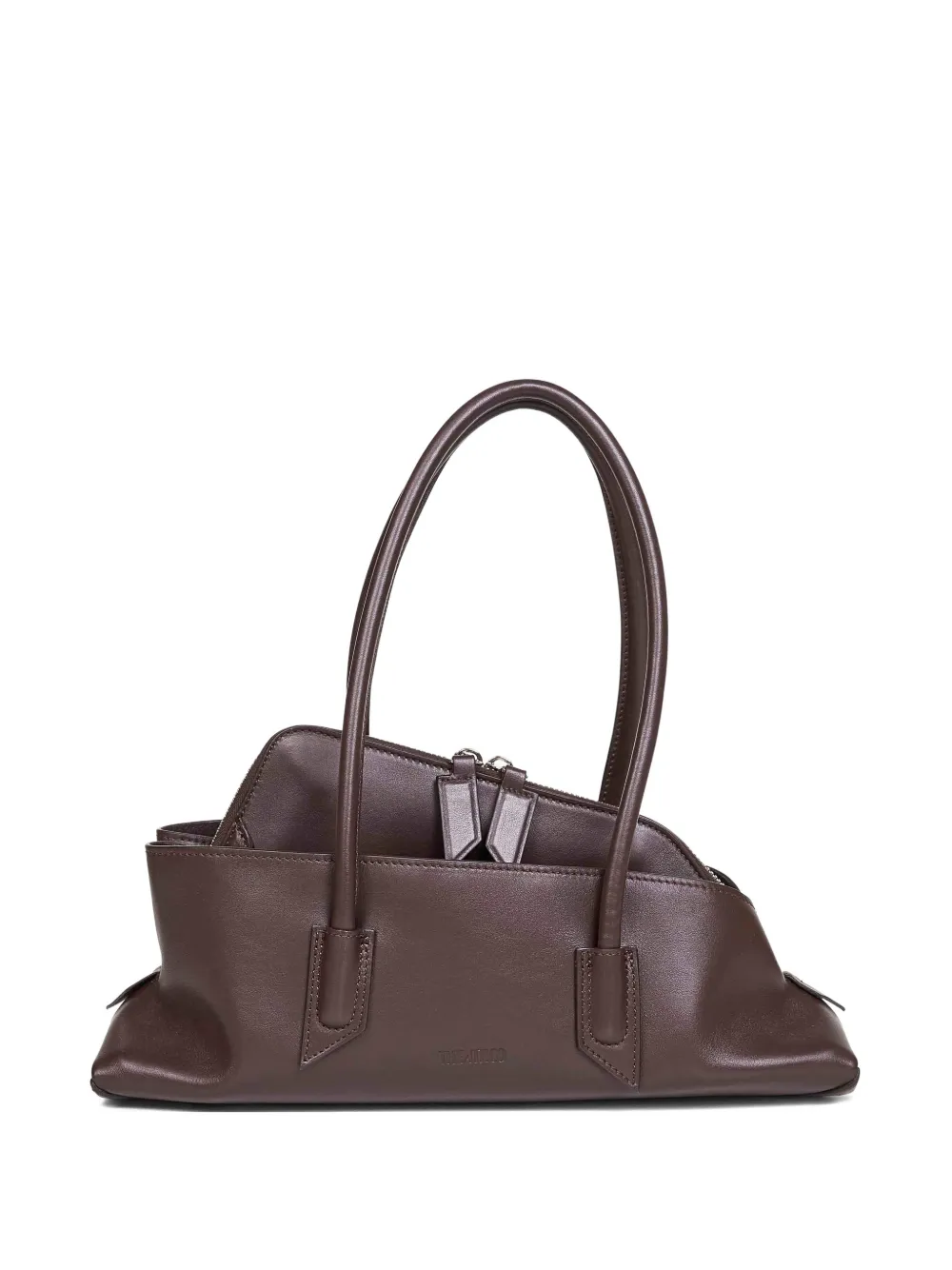 The Attico small La Passeggiata tote bag - Marrone