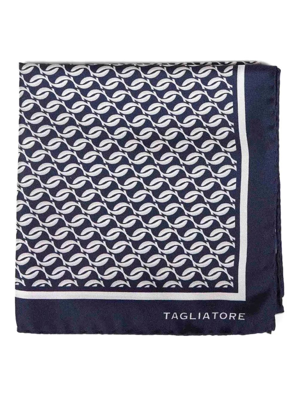 Tagliatore jacquard scarf - Blu