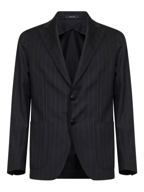 Tagliatore pinstriped peak-lapel blazer