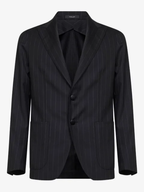 Tagliatore Blazer gessato con revers a lancia
