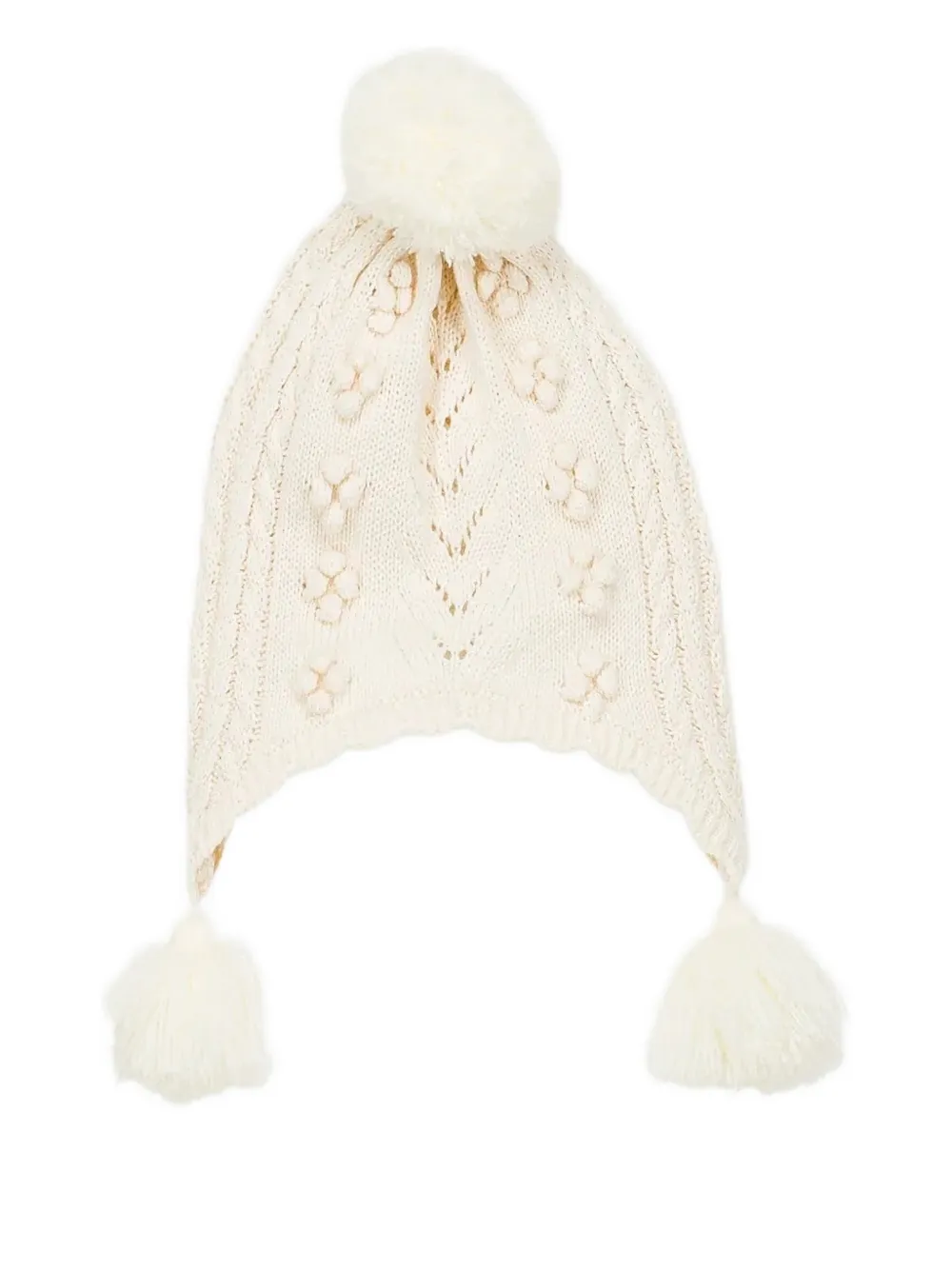 LOUISE MISHA KIDS Isolina muts met pompon - Beige