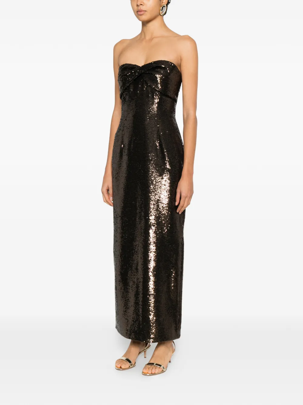 Sequin Strapless Dress