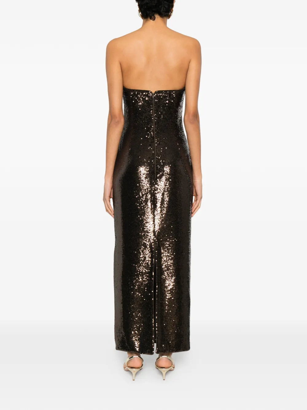 Sequin Strapless Dress