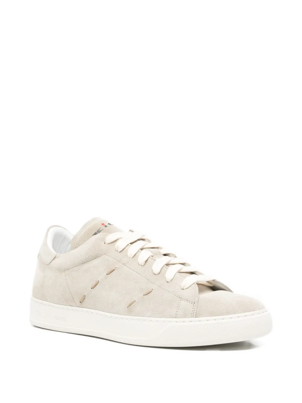 Kiton stitch detail trainers Grijs