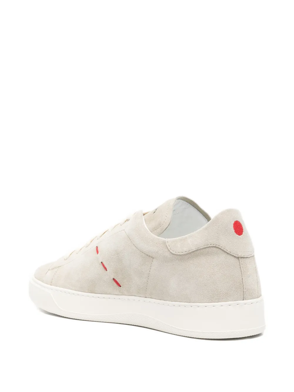 Kiton stitch detail trainers Grijs