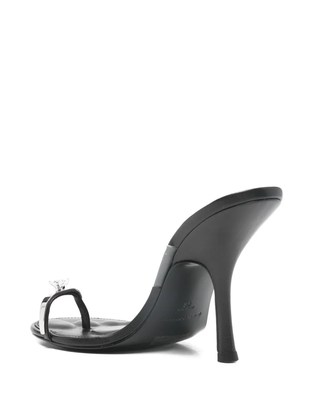 Alexander Wang Bianca clear band heeled pumps Wit