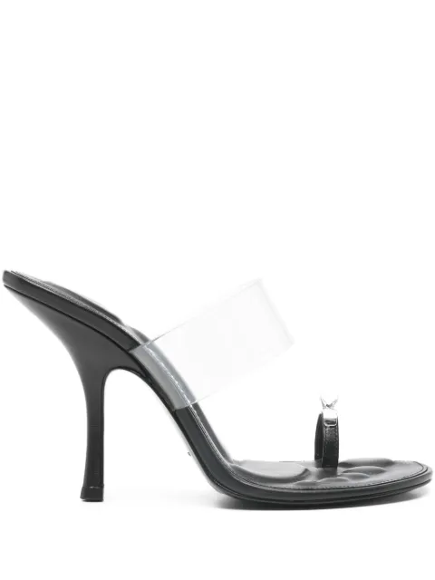 Alexander Wang Bianca clear band heeled pumps