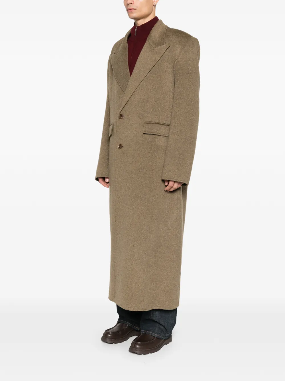 Tetsu Pocket Single-Breasted Coat