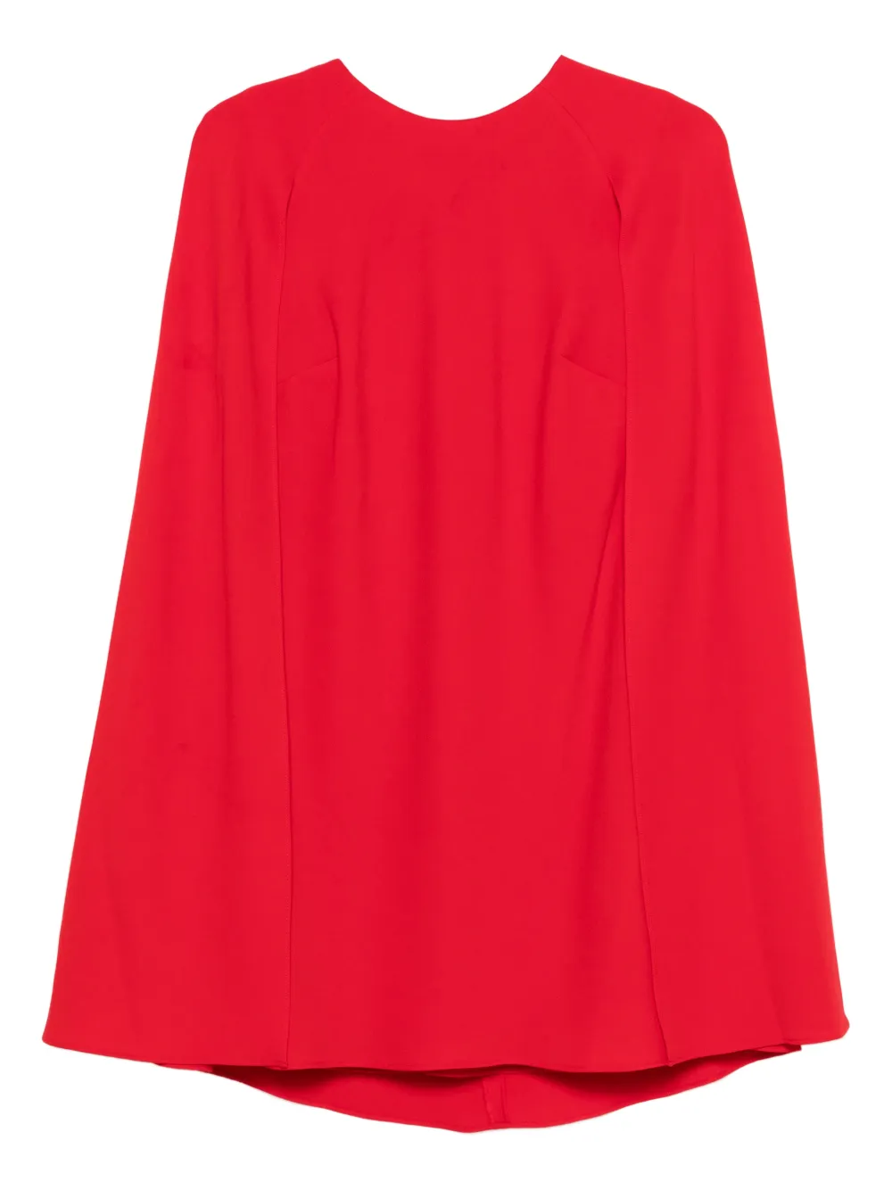 Roland Mouret cape sleeve dress - Rosso