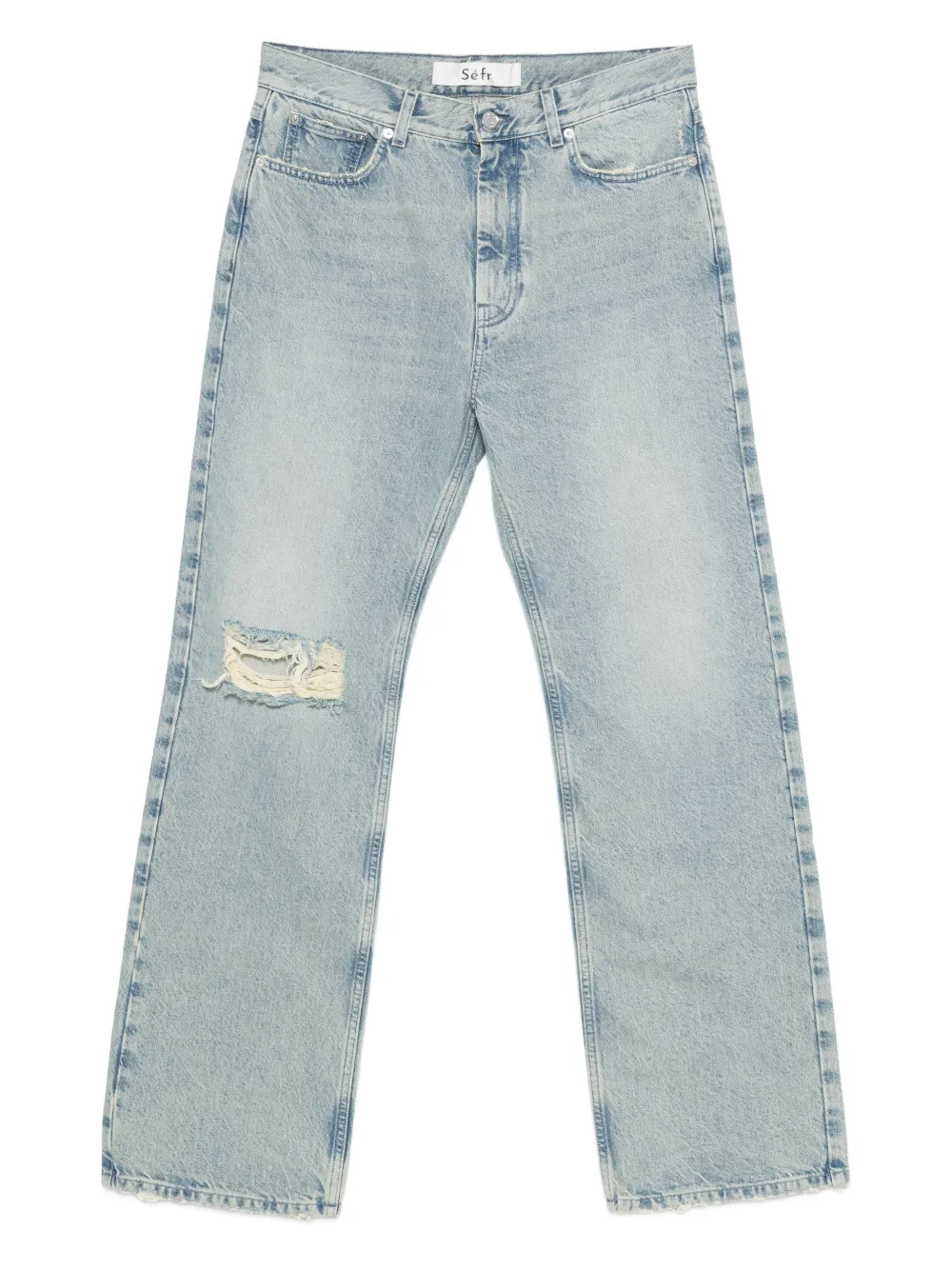 Séfr ripped swirl jeans - Blu